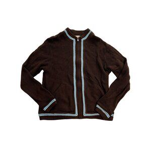 Kings Road Shop Sears The Men's Shop Sweater in Brown Blue